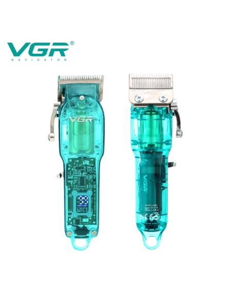 V-660 Digital Display New Transparent Hair Clipper