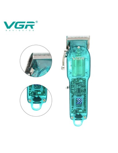 V-660 Digital Display New Transparent Hair Clipper