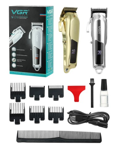V-278 Metal Hair Clipper with LED Display