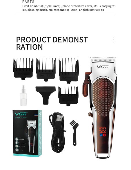 V-189 Professional and Powerful Hair Clipper