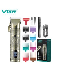 VGR V-697 Electric Hair Clipper Vintage Metal... 2