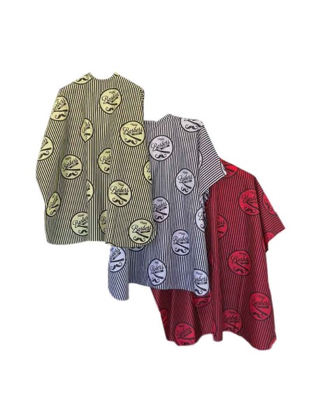 Mantelle Taglio a righe con Logo Barbers