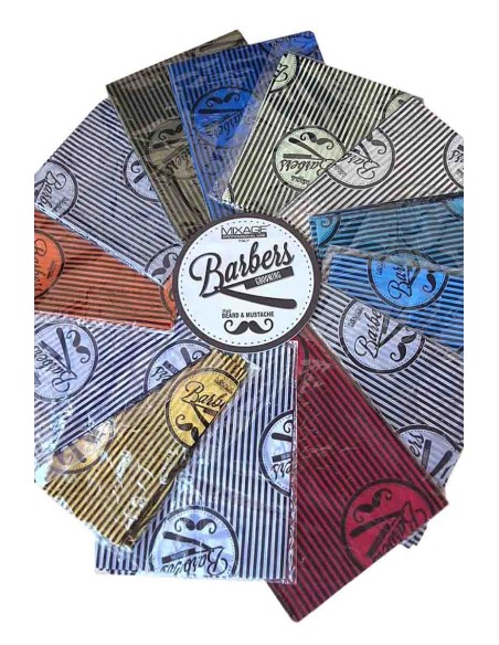 Mantelle Taglio a righe con Logo Barbers