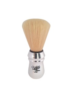 Pennello Barbers Sintetico Argento