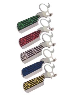 Rasoio Mini Lama Intera Accaio a Righe con Logo