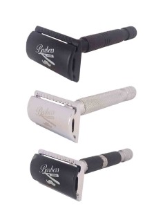 Rasoio Lama Intera Acciaio Bianco Nero