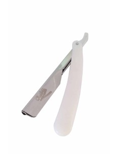 Rasoio Mezza Lama Manico Plastica Bianco Nero 2