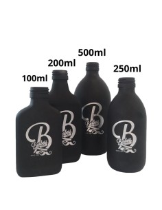 Bottiglie Ceramica Nere Barbers